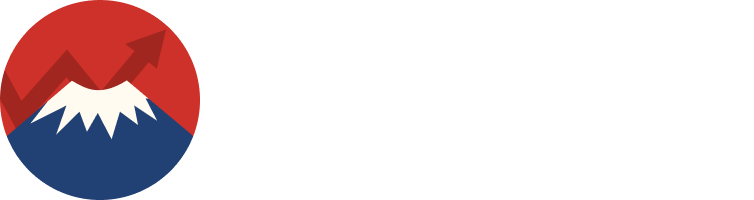 โลโก้ของ SPECFX ที่มีรูปภูเขาอันเป็นเอกลักษณ์และลูกศรชี้ขึ้นในดีไซน์วงกลม